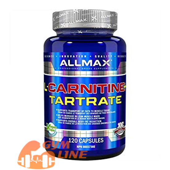 ال کارنیتین آل‌مکس تارترات 120 عددی | L Carnitine ALLMAX Tartrate