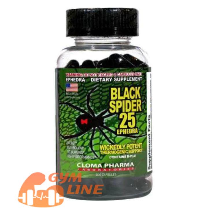 چربی سوز بلک اسپایدر 25 | Cloma Pharma Black Spider